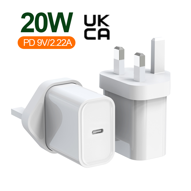 UK PD20W Wall Charger 
