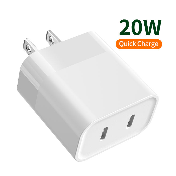 2USB C PD20W Wall Charger For mobile phone 