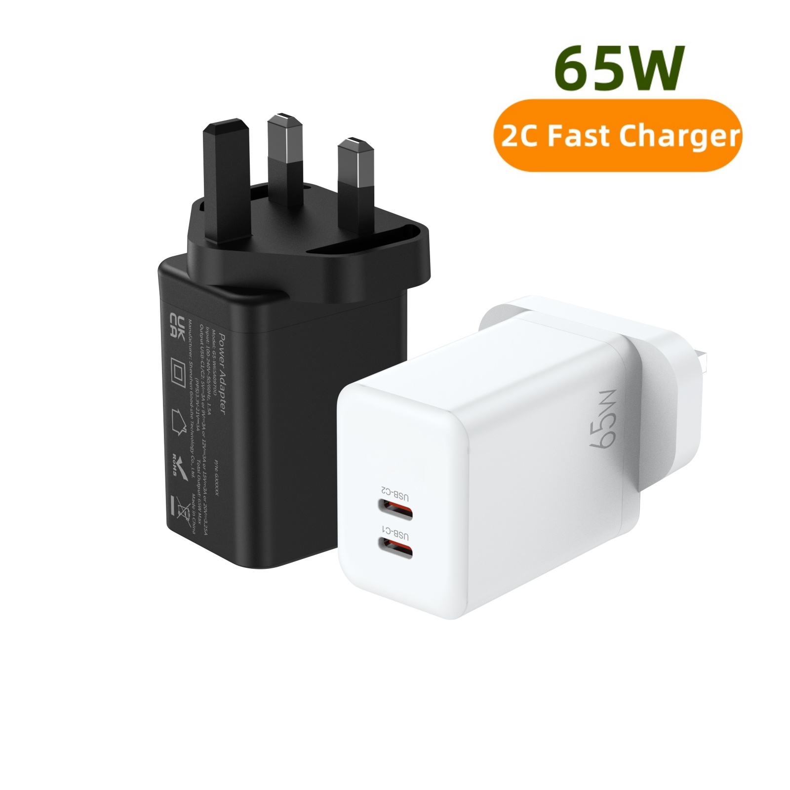 65W Gan Charger 2C   - copy