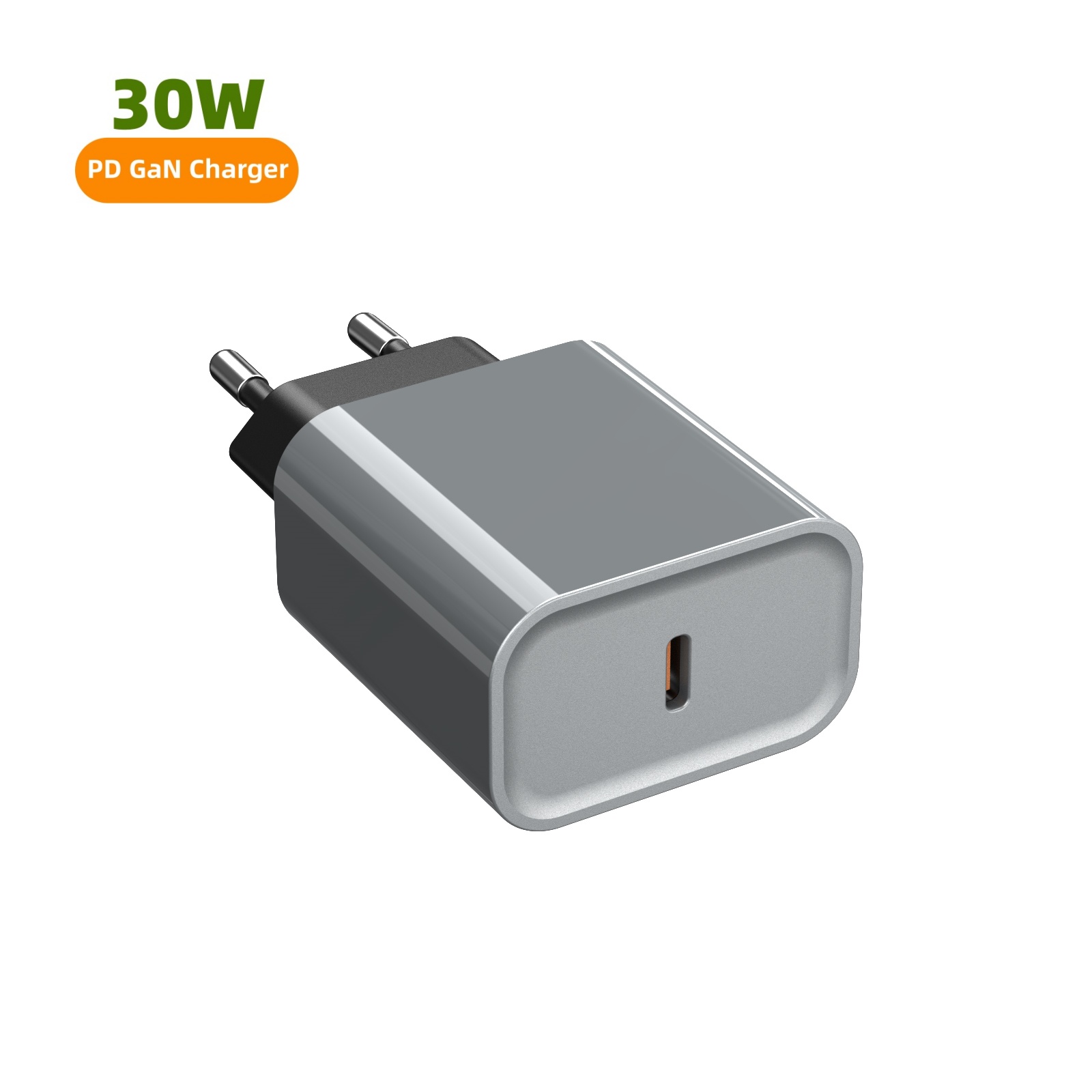 30W GaN PD  Type-c Ports  EU  Fast Travel Charger for iphone 16 - copy - copy