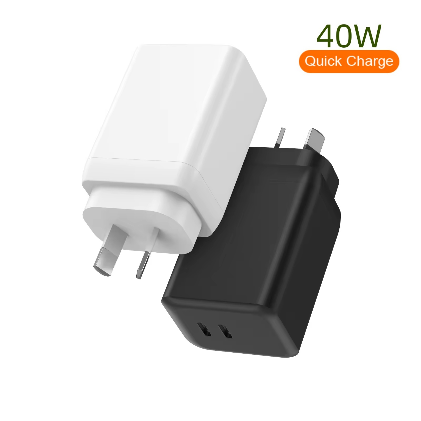 45W Dual USB-C Port Compact Power Adapter  - copy