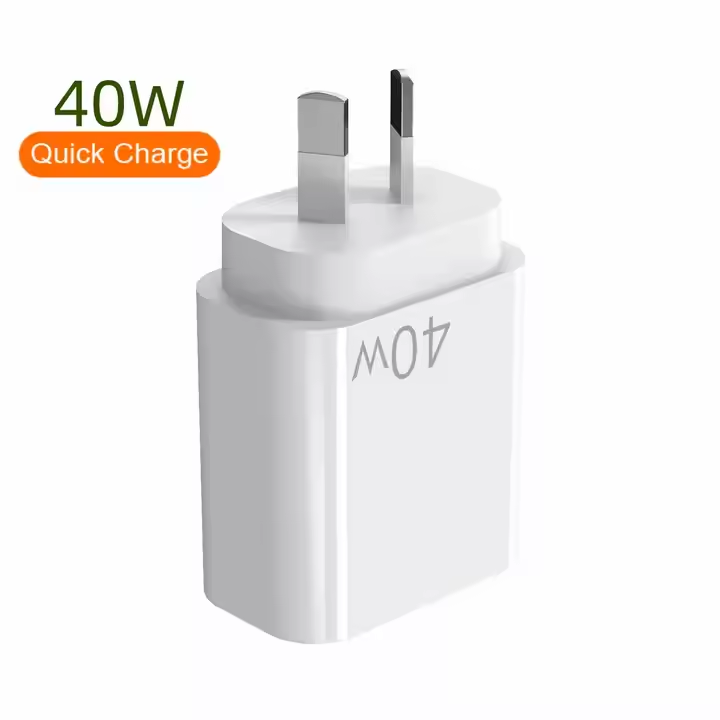  40W GaN PD  Type-c Ports  EU  Fast Travel Charger for iphone 16 - copy - copy - copy