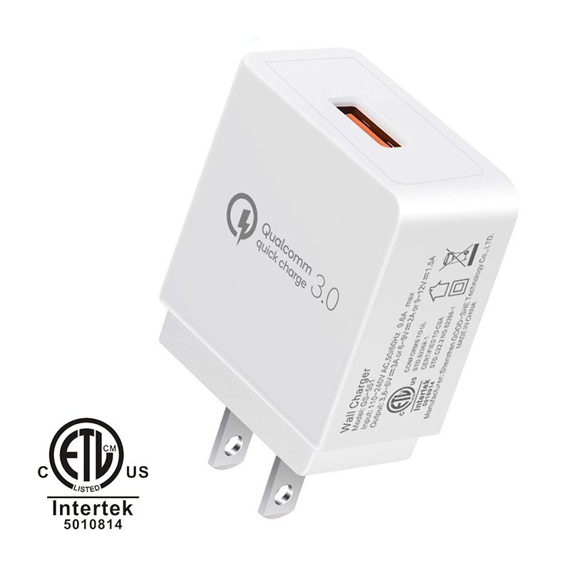 QC 3.0 18W Wall Charger