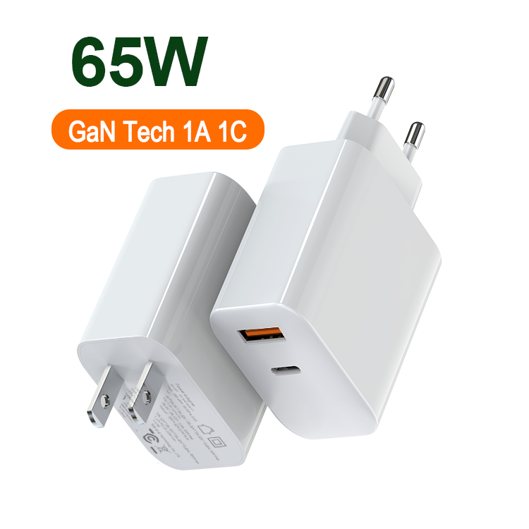 65W Gan Charger 1C 1USB