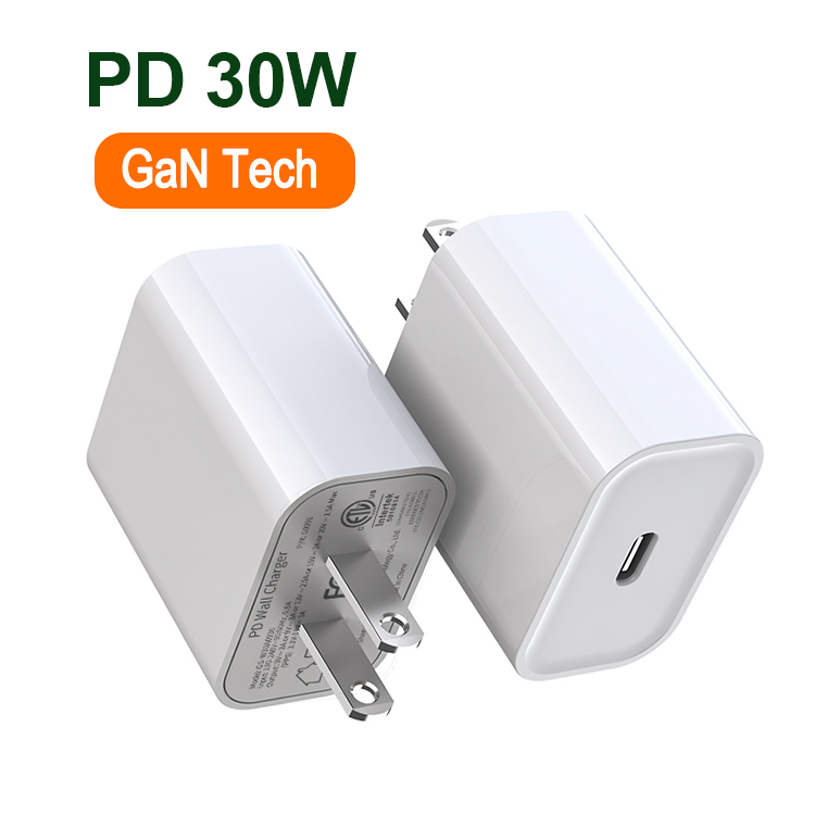 GaN 30W USB C Fast Charger 