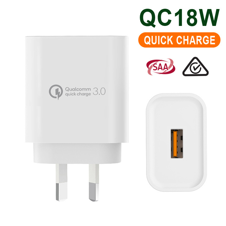 QC 3.0 18W Wall Charger - 