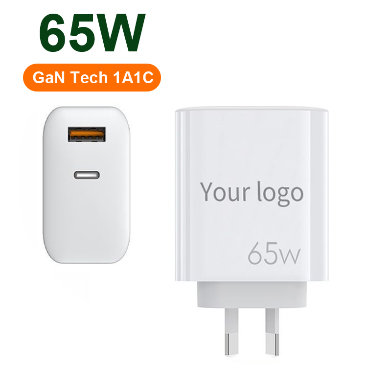 65W Gan Charger 1C 1USB