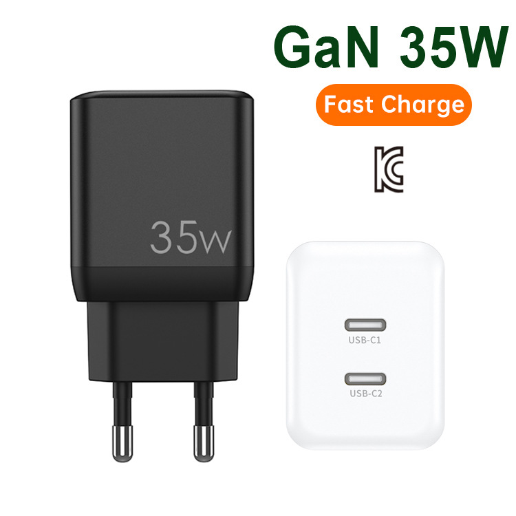 35W Dual USB-C Port Compact Power Adapter