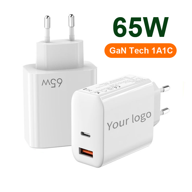 65W Gan Charger 1C 1USB 